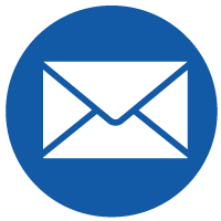 blue icon email